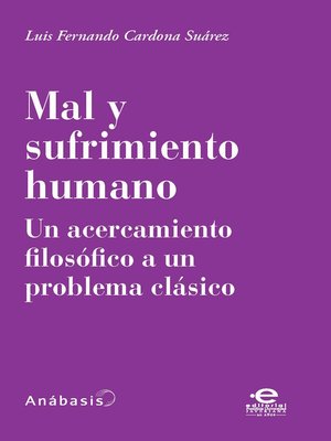 cover image of Mal y sufrimiento humano
